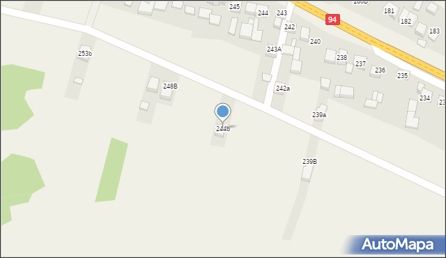 Przeginia, Przeginia, 244b, mapa Przeginia