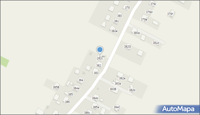 Przeginia, Przeginia, 282c, mapa Przeginia