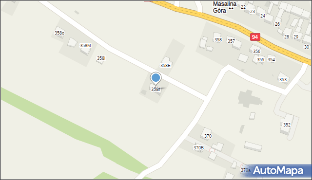 Przeginia, Przeginia, 358f, mapa Przeginia