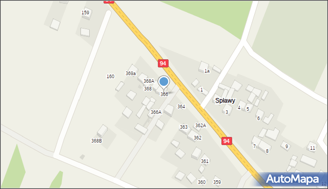 Przeginia, Przeginia, 366, mapa Przeginia