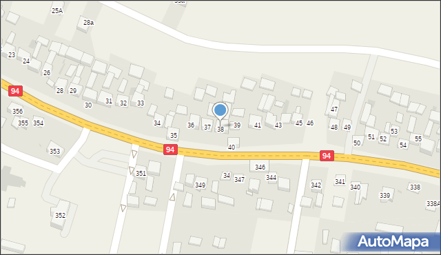 Przeginia, Przeginia, 38, mapa Przeginia