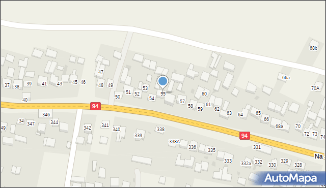 Przeginia, Przeginia, 55, mapa Przeginia