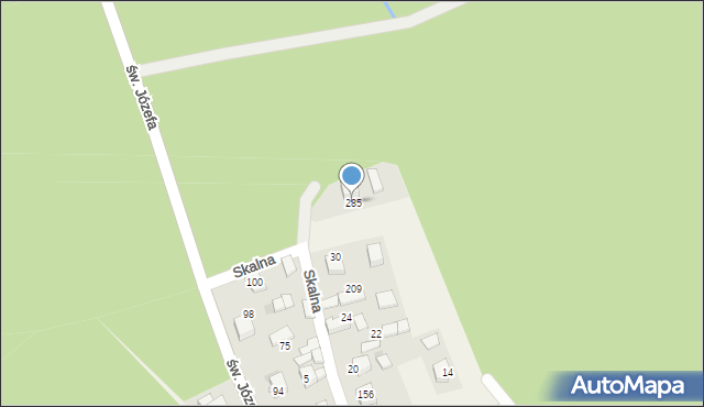 Przeginia Duchowna, Przeginia Duchowna, 285, mapa Przeginia Duchowna