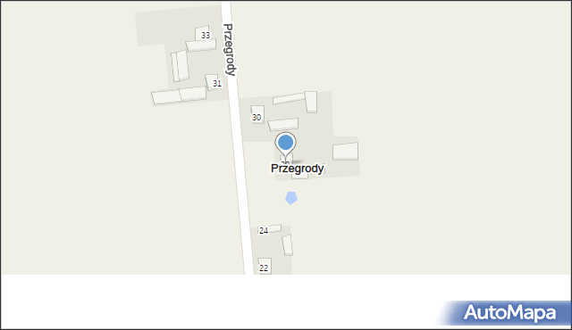 Przegrody, Przegrody, 28, mapa Przegrody