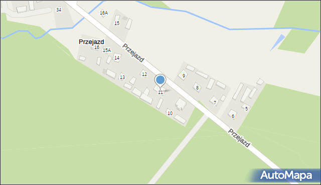 Przejazd, Przejazd, 11, mapa Przejazd