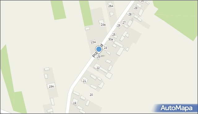 Przejazd, Przejazd, 23, mapa Przejazd