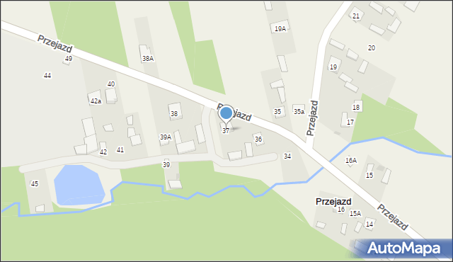 Przejazd, Przejazd, 37, mapa Przejazd