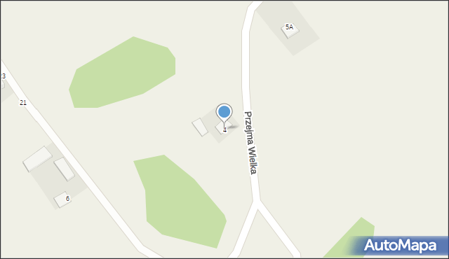 Przejma Wielka, Przejma Wielka, 4, mapa Przejma Wielka