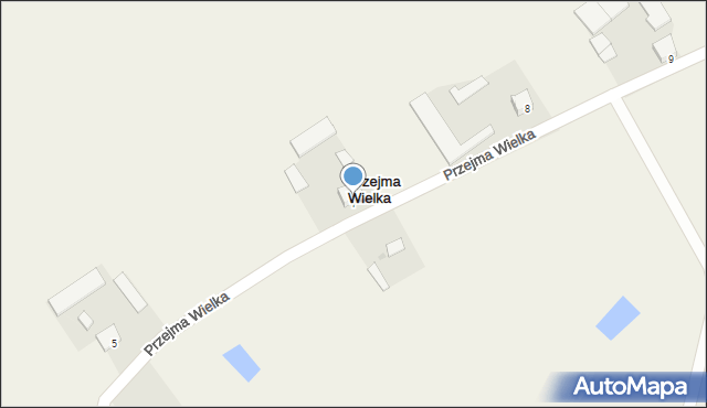 Przejma Wielka, Przejma Wielka, 7, mapa Przejma Wielka