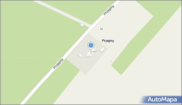 Przejmy, Przejmy, 1, mapa Przejmy