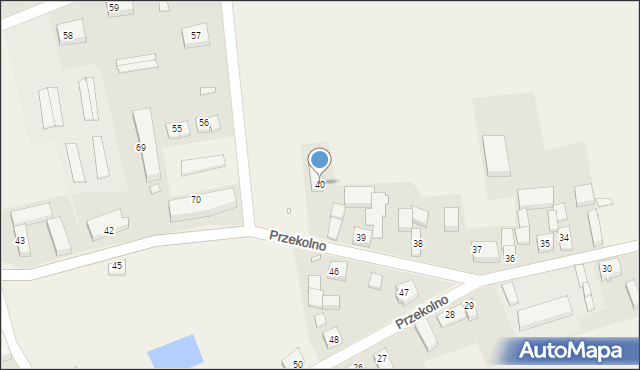 Przekolno, Przekolno, 40, mapa Przekolno