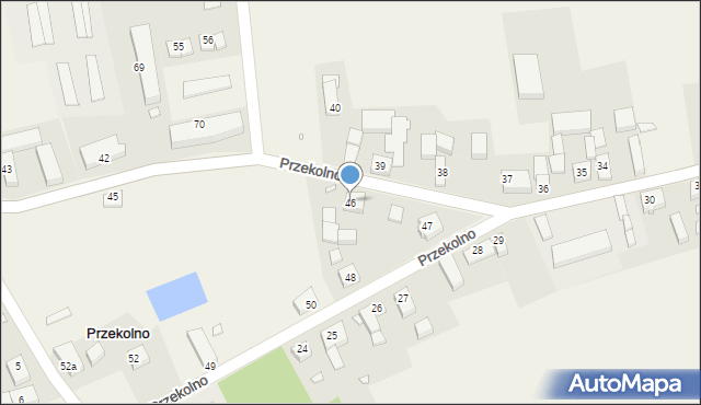Przekolno, Przekolno, 46, mapa Przekolno