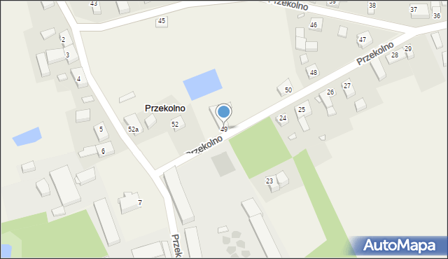 Przekolno, Przekolno, 49, mapa Przekolno