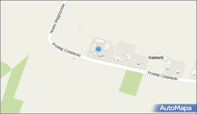 Przełaj Czepiecki, Przełaj Czepiecki, 3, mapa Przełaj Czepiecki