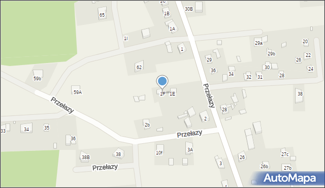 Przełazy, Przełazy, 1F, mapa Przełazy