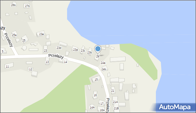 Przełazy, Przełazy, 24, mapa Przełazy