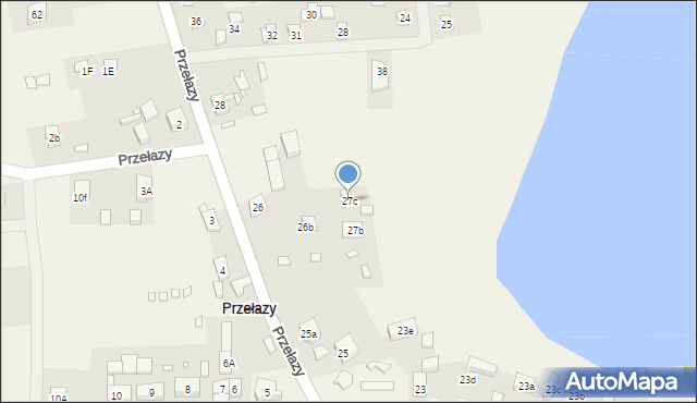 Przełazy, Przełazy, 27c, mapa Przełazy