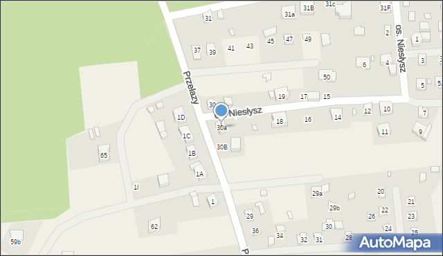 Przełazy, Przełazy, 30a, mapa Przełazy