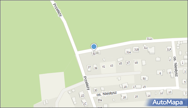 Przełazy, Przełazy, 31, mapa Przełazy