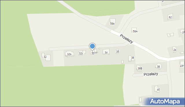 Przełazy, Przełazy, 33, mapa Przełazy