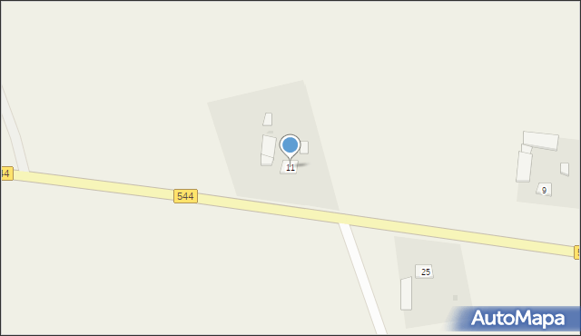 Przełęk, Przełęk, 11, mapa Przełęk