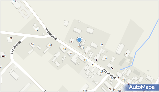Przelewice, Przelewice, 3a, mapa Przelewice