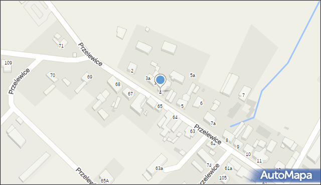 Przelewice, Przelewice, 4, mapa Przelewice