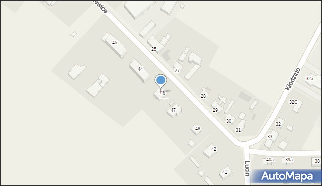 Przelewice, Przelewice, 46b, mapa Przelewice