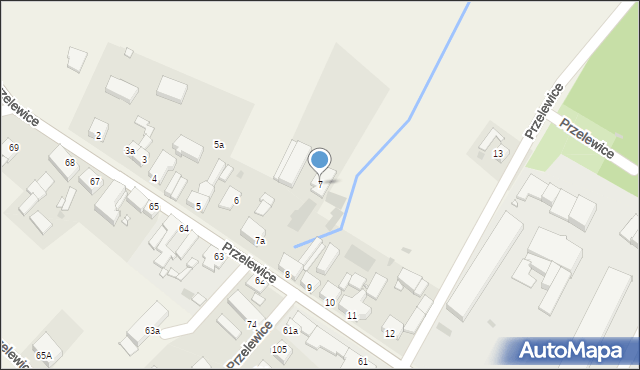 Przelewice, Przelewice, 7, mapa Przelewice