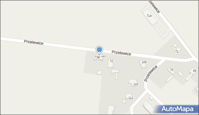 Przelewice, Przelewice, 73b, mapa Przelewice