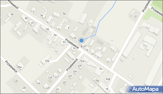 Przelewice, Przelewice, 8, mapa Przelewice