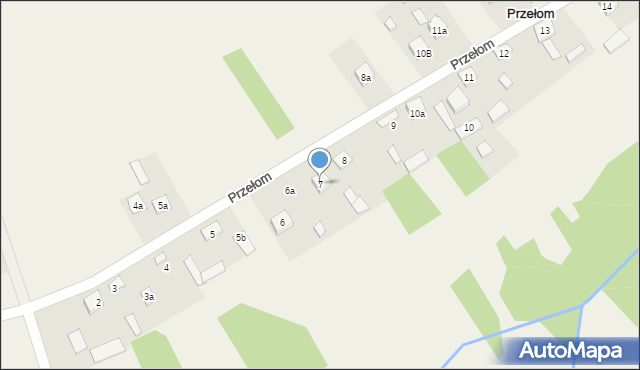 Przełom, Przełom, 7, mapa Przełom