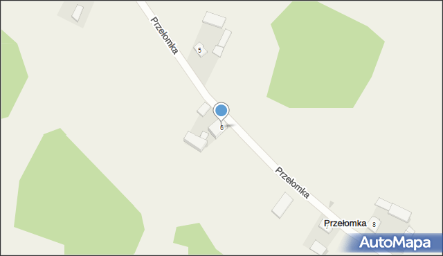 Przełomka, Przełomka, 6, mapa Przełomka
