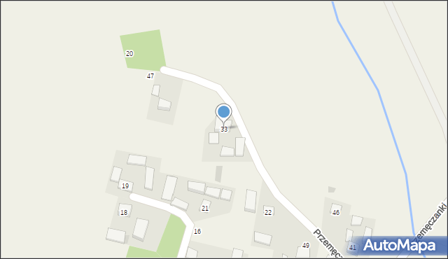 Przemęczanki, Przemęczanki, 33, mapa Przemęczanki