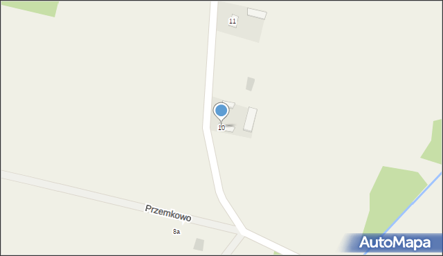 Przemkowo, Przemkowo, 10, mapa Przemkowo