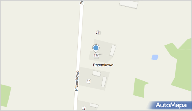 Przemkowo, Przemkowo, 13a, mapa Przemkowo