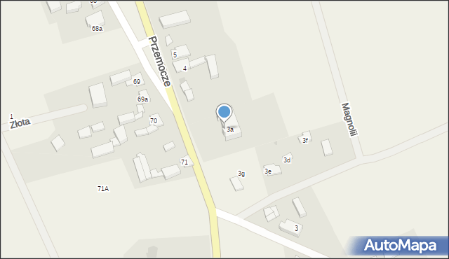 Przemocze, Przemocze, 3b, mapa Przemocze