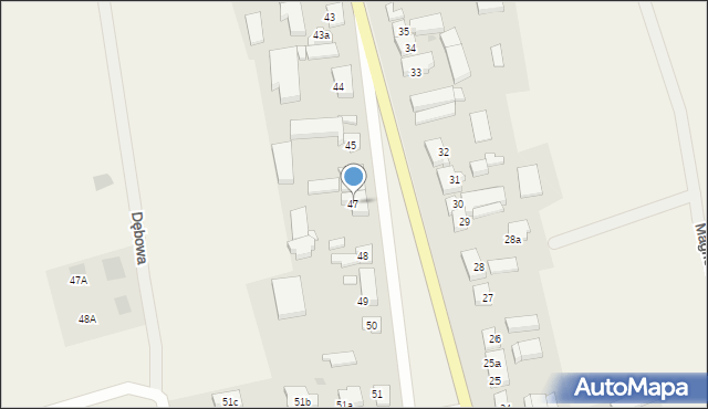 Przemocze, Przemocze, 47, mapa Przemocze