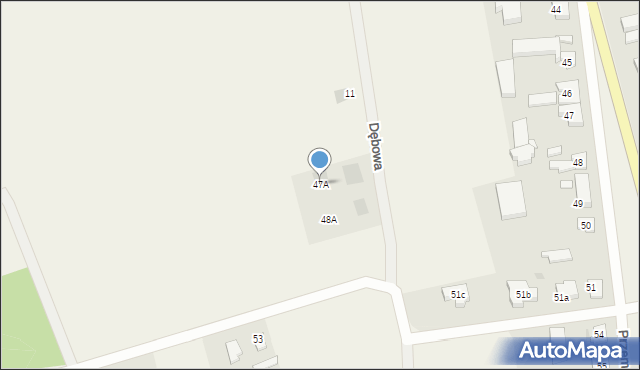 Przemocze, Przemocze, 47A, mapa Przemocze