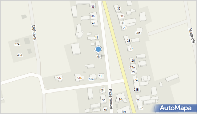 Przemocze, Przemocze, 50, mapa Przemocze