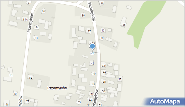 Przemyków, Przemyków, 41, mapa Przemyków