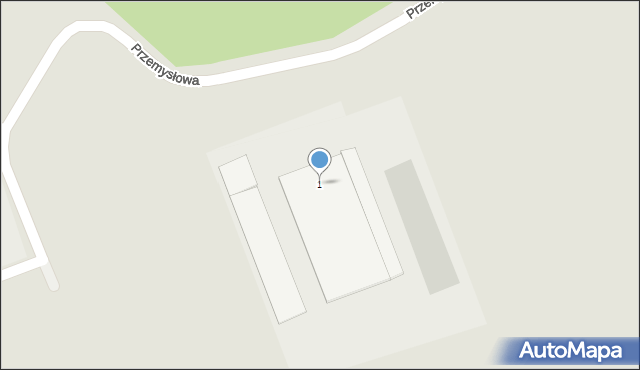Przemyśl, Przemysłowa, 1, mapa Przemyśla