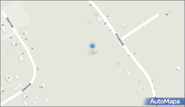 Przemyśl, Przerwa, 11b, mapa Przemyśla
