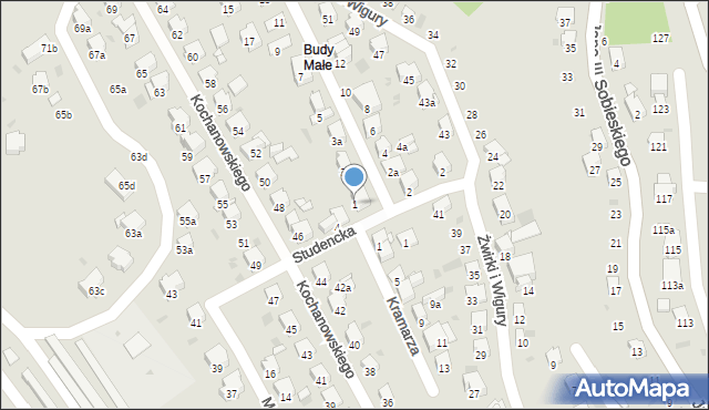 Przemyśl, Przerwy-Tetmajera Kazimierza, 1, mapa Przemyśla