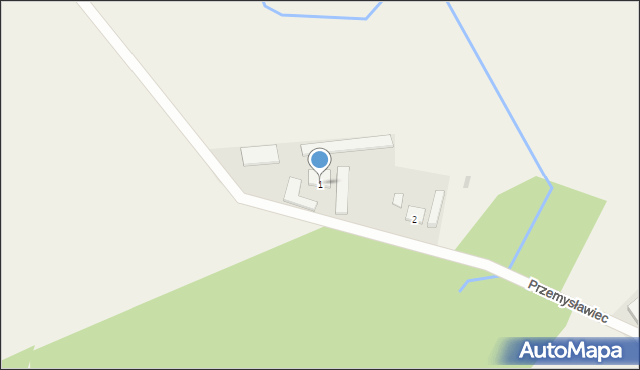 Przemysławiec, Przemysławiec, 1, mapa Przemysławiec