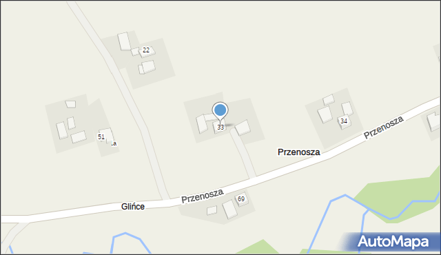 Przenosza, Przenosza, 33, mapa Przenosza