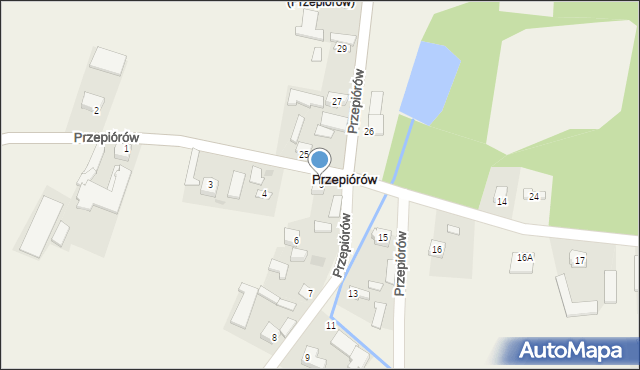 Przepiórów, Przepiórów, 5, mapa Przepiórów