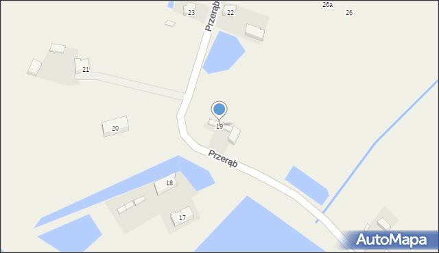 Przerąb, Przerąb, 19, mapa Przerąb