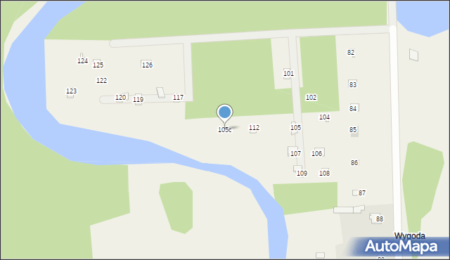 Przeradowo, Przeradowo, 105c, mapa Przeradowo