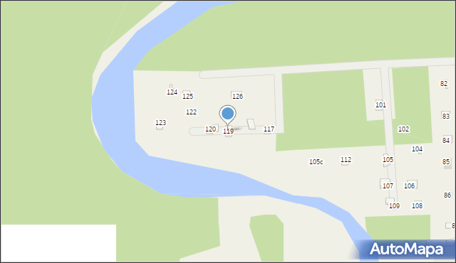 Przeradowo, Przeradowo, 119, mapa Przeradowo